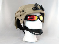 IBH Airsoft Helmet with Rails/NVG Mount Tan