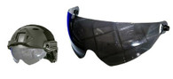 Lancer Tactical Smoke Lens Visor for FAST Helmet