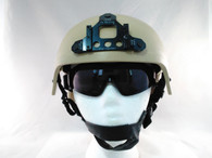 IBH Airsoft Helmet with NVG Mount in Tan