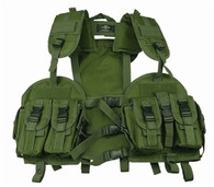 Tactical Vest w/removable Hydration Pouch in OD