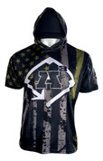 A3 We Support Military Jersey - Hooded