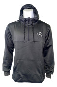 A3 1/4 ZIP LIM (LESS IS MORE) HOODIE- CHARCOAL