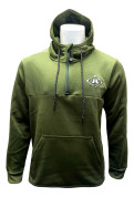 A3 1/4 ZIP LIM (LESS IS MORE) HOODIE- MILTARY GREEN 