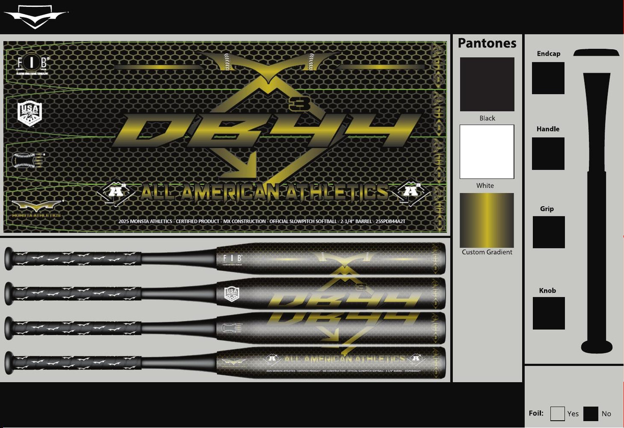 その他 monsta bud A3 MONSTA DB44 MX 2 PIECE 5000 ALLOY - All American Athletics
