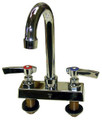 Faucet,deckmount,4"w/goose neck