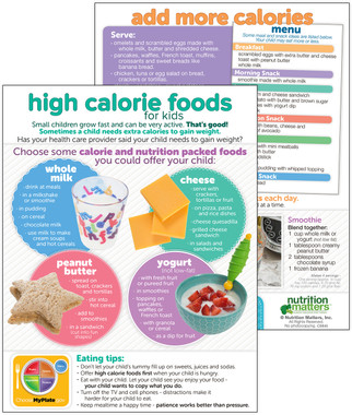 High Calorie Foods for Kids - Nutrition Matters