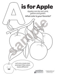 Sale - Fruit and Veggie Coloring Sheets