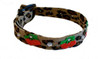 Ultra Suede Collar in Cherry Cheetah