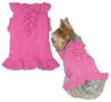 Cashmere Pink Ruffle Sweater Dress