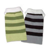 Striped Polo Sweater in Green or Black
