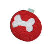 Hand Knit Red Bone Squeaky Toy