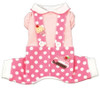Delicious Polka Dot Pink Snuggle Jumpsuit