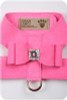 Ultra-Suede Big Bow Harness in Candy Pink