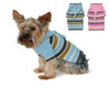 Striped Hoodie Sweater in Blue or Pink