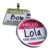My Name Is...ID Tag in Pink or Green