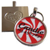 Peppermint Candy Pet ID Tag
