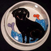 Blackglamma Laborador Hand-Painted Dog Bowl