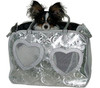 Silver Heart Throb Pet Carrier