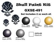 GREX - PRIVATE STOCK #GXSE-491 / 2 oz, Skull Paint Set Colors Kit