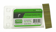 GREX 23 Gauge Headless Pins / 1" - 2.5/m Pac