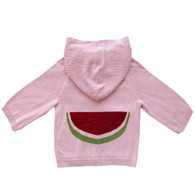 organic cotton/bamboo watermelon hoodie