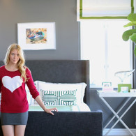 HEART PULLOVER / RED