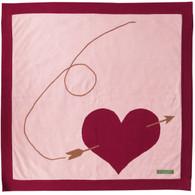 90/10 CASHMERE HEART BLANKET