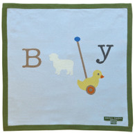 cashmere layette baby duck blanket 