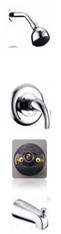 Showert & Tub Faucet with Diverter Brush Nickel [OUT OF STOCK]