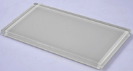 White Glass Border 3" X 6" (48/Bx)