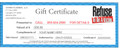 2013-01-01 - NRA REFUSE TO BE A VICTIM SEMINAR - Gift Certificate