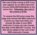 2017-00-00 - NRA (BIT) Basic Instructor Training Course - Select Date or Gift Certificate