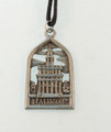  Pewter Nauvoo Temple Necklace