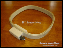 12 " square hoop.