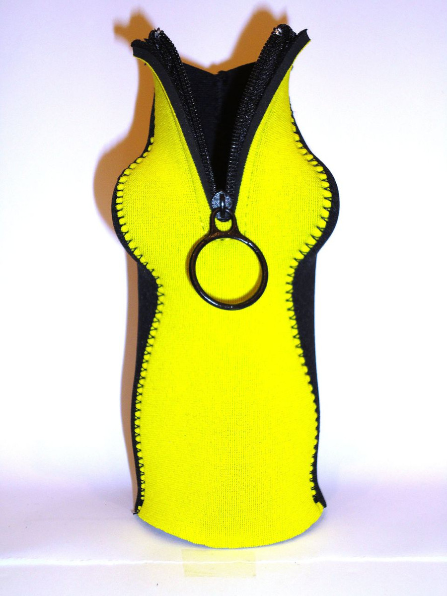 yellow koozie