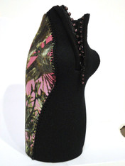 Bottle Koozie ~ Black/MC2 Pink Camo ~ 22214
