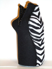Bottle Koozie ~ Safari Zebra Diamonds ~ 22417