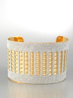 Gold Shiny Cuff Bangle 