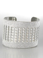 Silver Shiny Cuff Bangle 