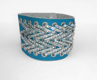 Criss-Cross Rhinestone Threaded Bracelet
