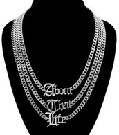 About That Life Silver Necklace & Bracelet Set