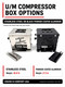 VES U/M Compressor Box options VES U/M Compressor Box options