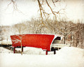 Cedar Bridge on Snowy Morn.  Winterset, IA