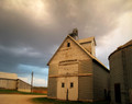 High Barns on Stormy Morning