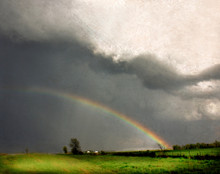 Rainbow After Spring Shower, Southern Illinois