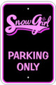 SnowGirl Parking Sign