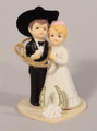 Western Couple Cake Topper or Table Decoration