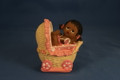 It's a Girl!  Figurine/Cake Topper (African American)