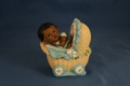 It's a Boy!  Figurine/Cake Topper (African American)