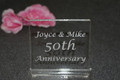 1307 ~ Personalized Acrylic Anniversary Cake Topper